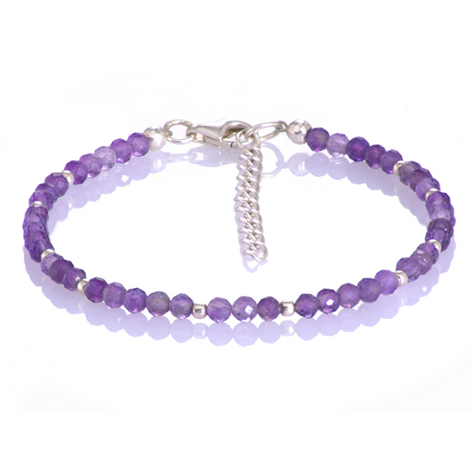 Bransoletka z ametystu