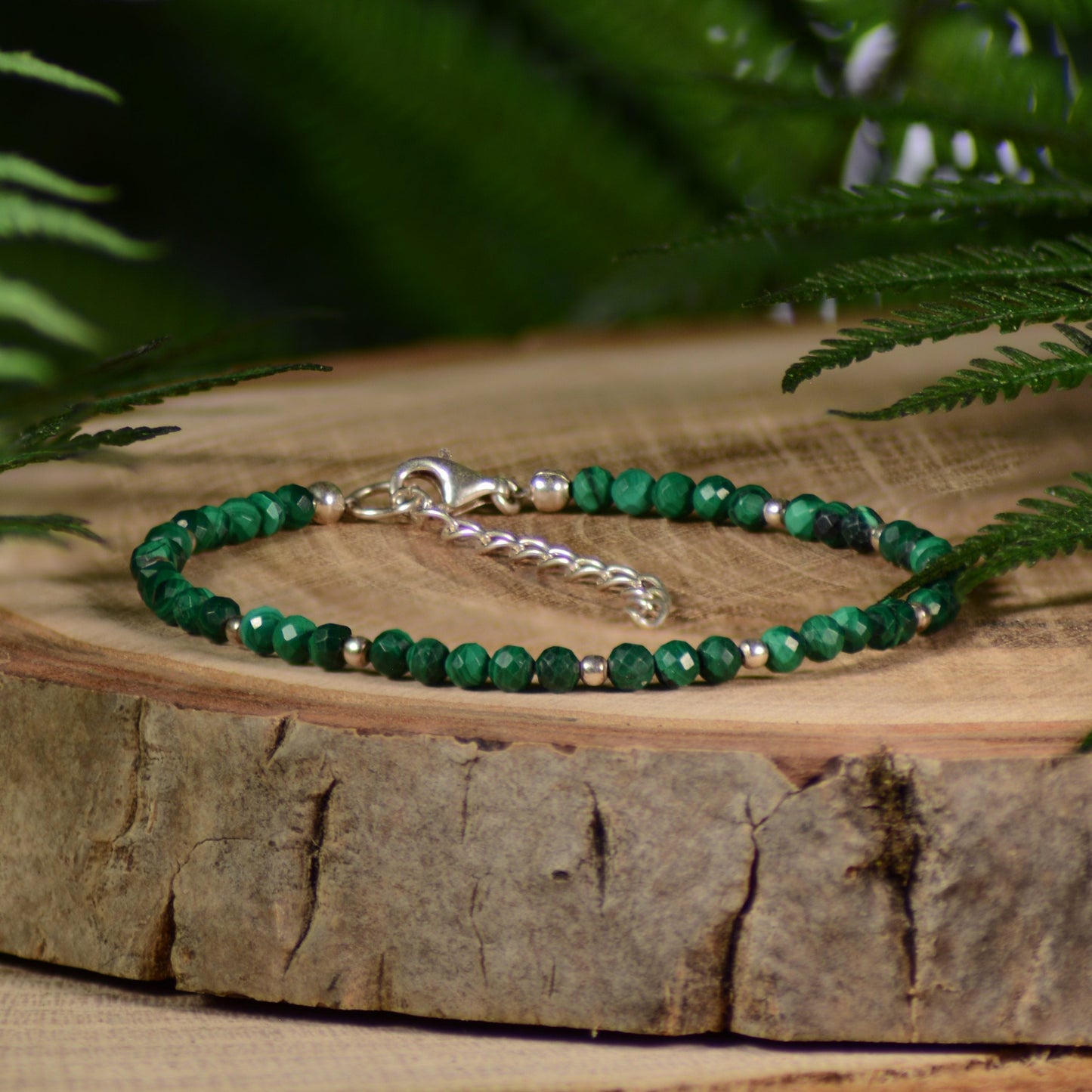 Bransoletka z malachitu