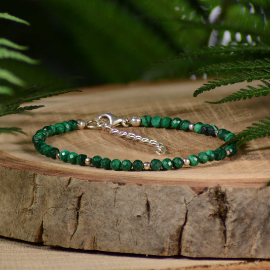 Bransoletka z malachitu