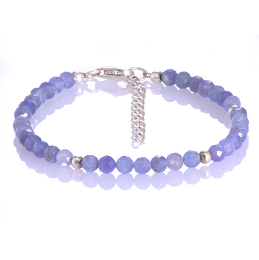 Bransoletka z tanzanitu